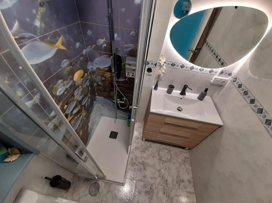 Traumhafte Wohnung Mit Panoramablick Und Pool ปลายา เดล อิงเกลส ภายนอก รูปภาพ