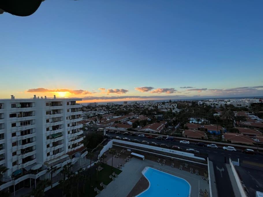 Traumhafte Wohnung Mit Panoramablick Und Pool ปลายา เดล อิงเกลส ภายนอก รูปภาพ